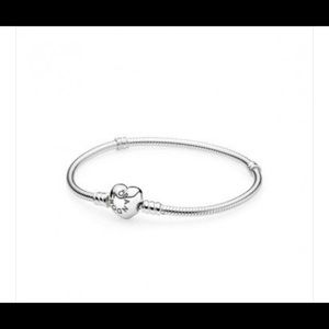 Heart Clasp Pandora Bracelet